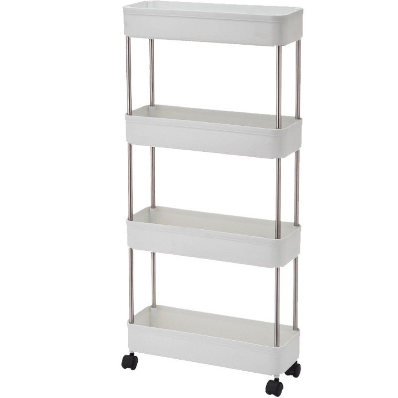 ガの厨房收纳架Kitchen seasoning frame Movable shelf kitchen seam trolley ...