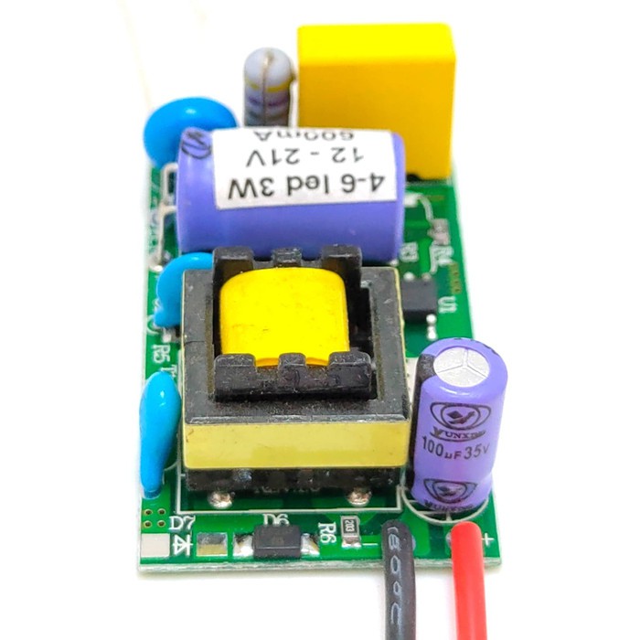 Hpl LED Driver 4-6 x 3W 3watt 4-6pcs Adapter 12-21V 600mA Power Supply ...