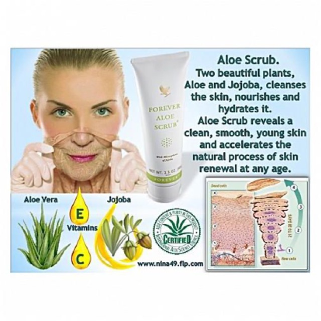 Forever Living Aloe Scrub | Shopee Malaysia