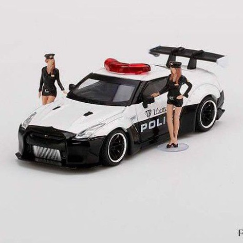 Mini GT LB Works Nissan GT-R R35 POLICE #147 - YouTube
