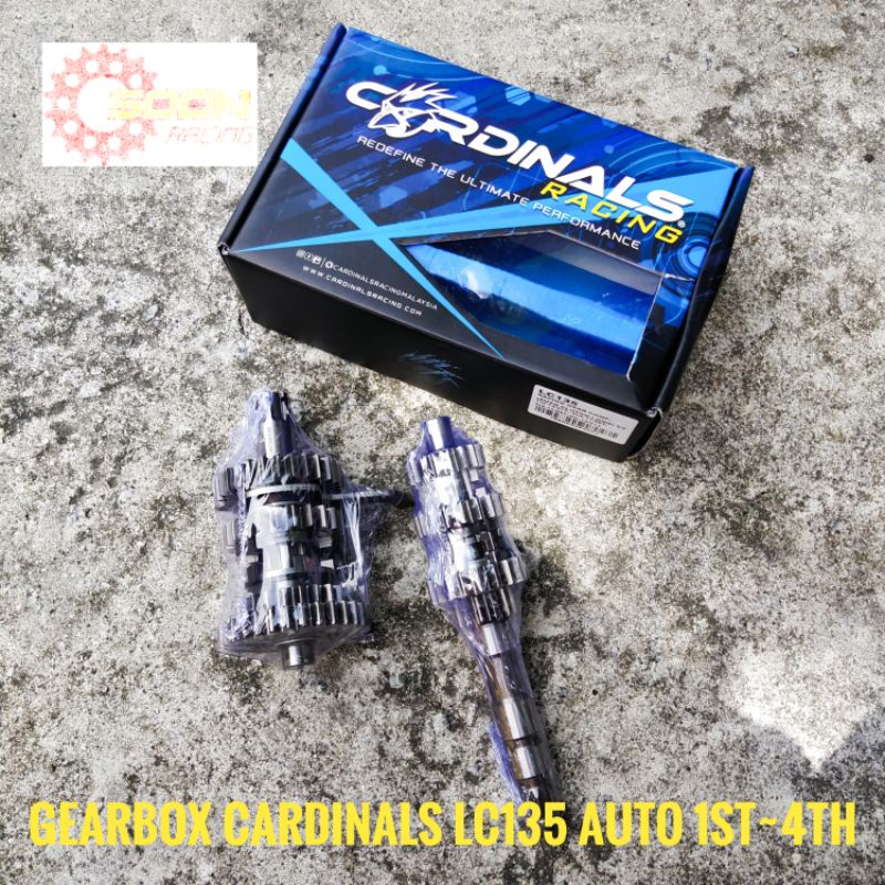 LC135 GEARBOX CARDINALS RACING LC135 4 SPEED AUTO CLUTCH | Shopee Malaysia