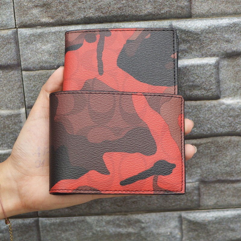 Red coach wallet discount mens