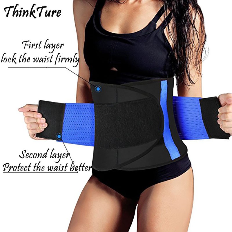 Elastic Lumbar Back Support Gym Fitness Waist Belt Protection
