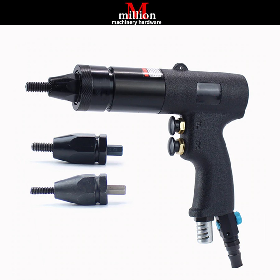 M3 M4 M5 M6 M8 M10 M12 Pneumatic Air Rivet Nut Guns Riveter Insert ...