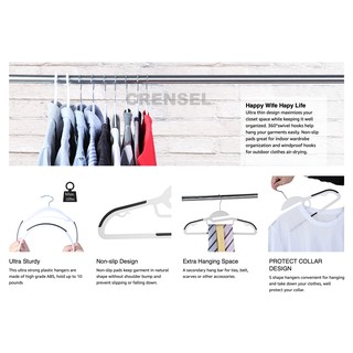 Premium Heavy duty clothes hanger / Outdoor Hanger penyangkut baju ...