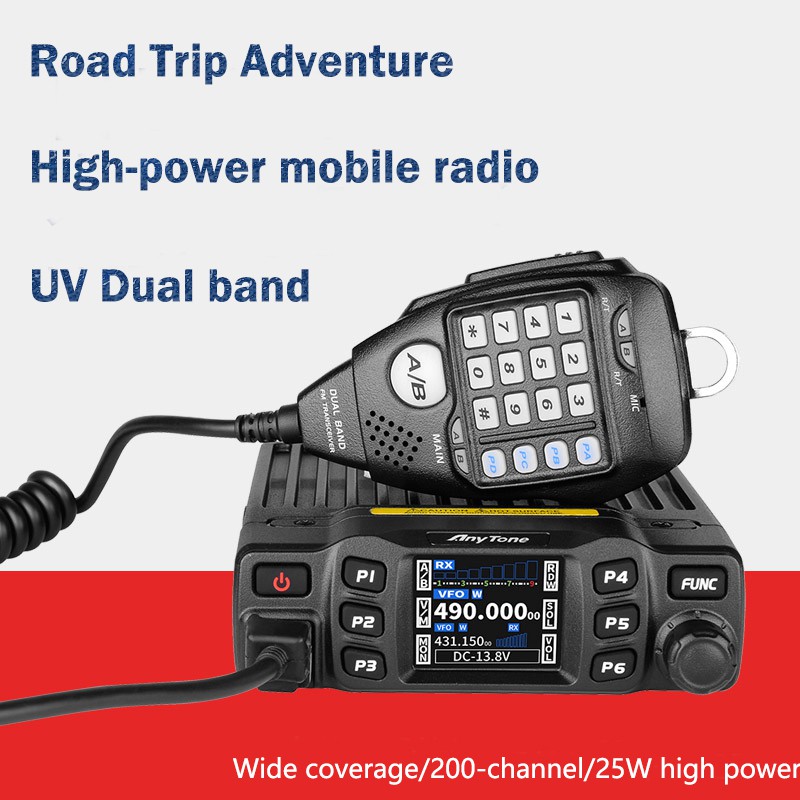 AnyTone AT-778UV Dual Band Transceiver mini Mobile Radio VHF/UHF Two Way  Amateur Radio AT778UV Shopee Malaysia