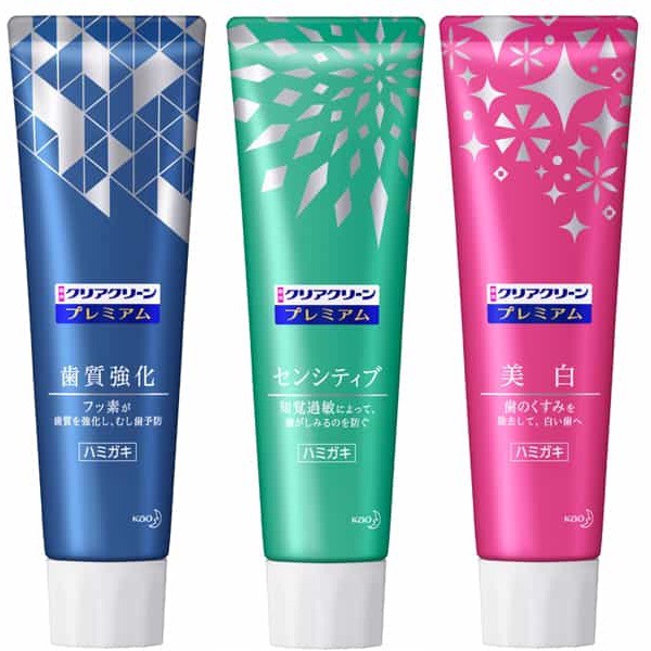 Japanese Toothpaste KAO Clear Clean Premium for Adults 100g Multi set ...