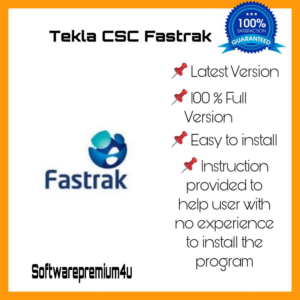 Tekla CSC Fastrak 2018 v18.1.0 | Shopee Malaysia
