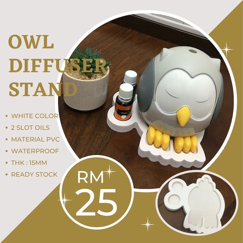 YOUNG LIVING RACK OWL YOUNG LIVING OWL DIFFUSER DISPLAY RACK STAND RAK MINYAK OWL OWL DIFFUSER