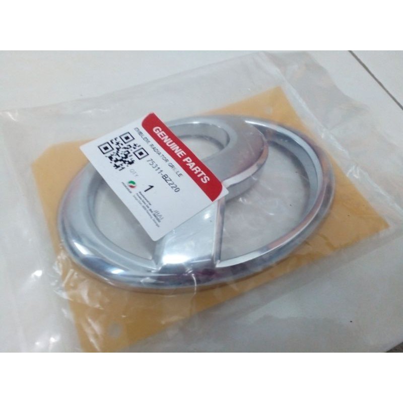ORIGINAL PERODUA AXIA BEZZA MYVI D20N FRONT REAR LOGO EMBLEM (CHROME ...