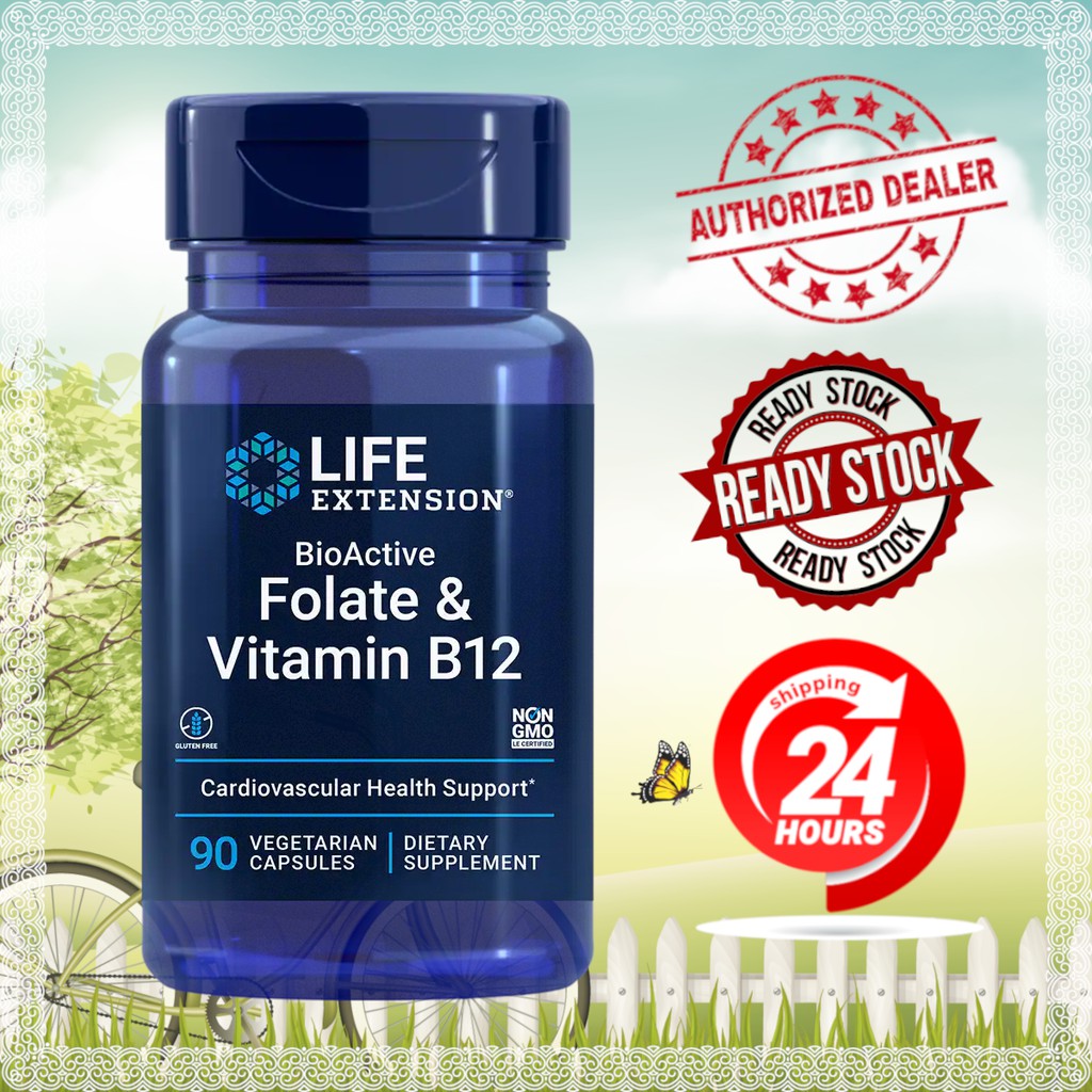 BioActive Folate & Vitamin B12, 90 Vegetarian Capsules ️‍🔥 👍👍👍👍👍💙 Life ...