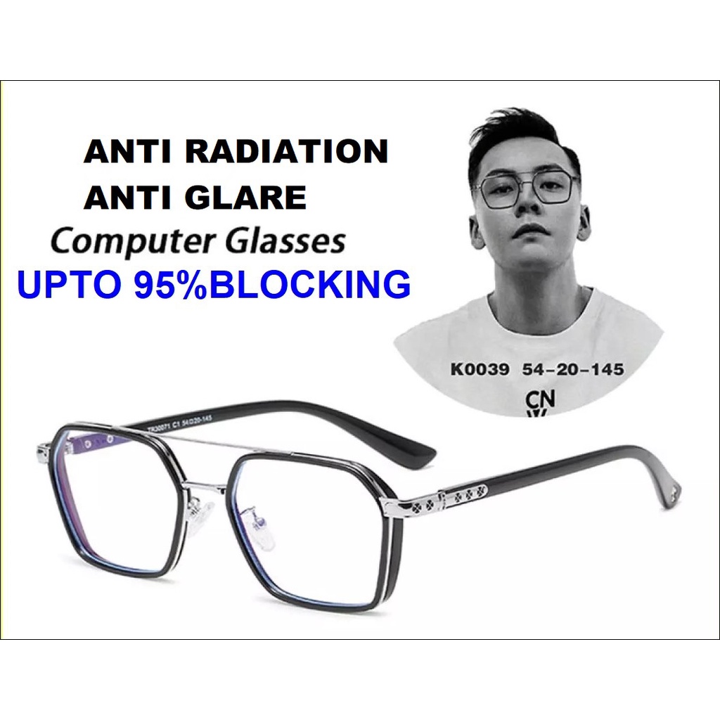 New Fashion Anti Blue Light Radiation Glare Glasses Blocking upto