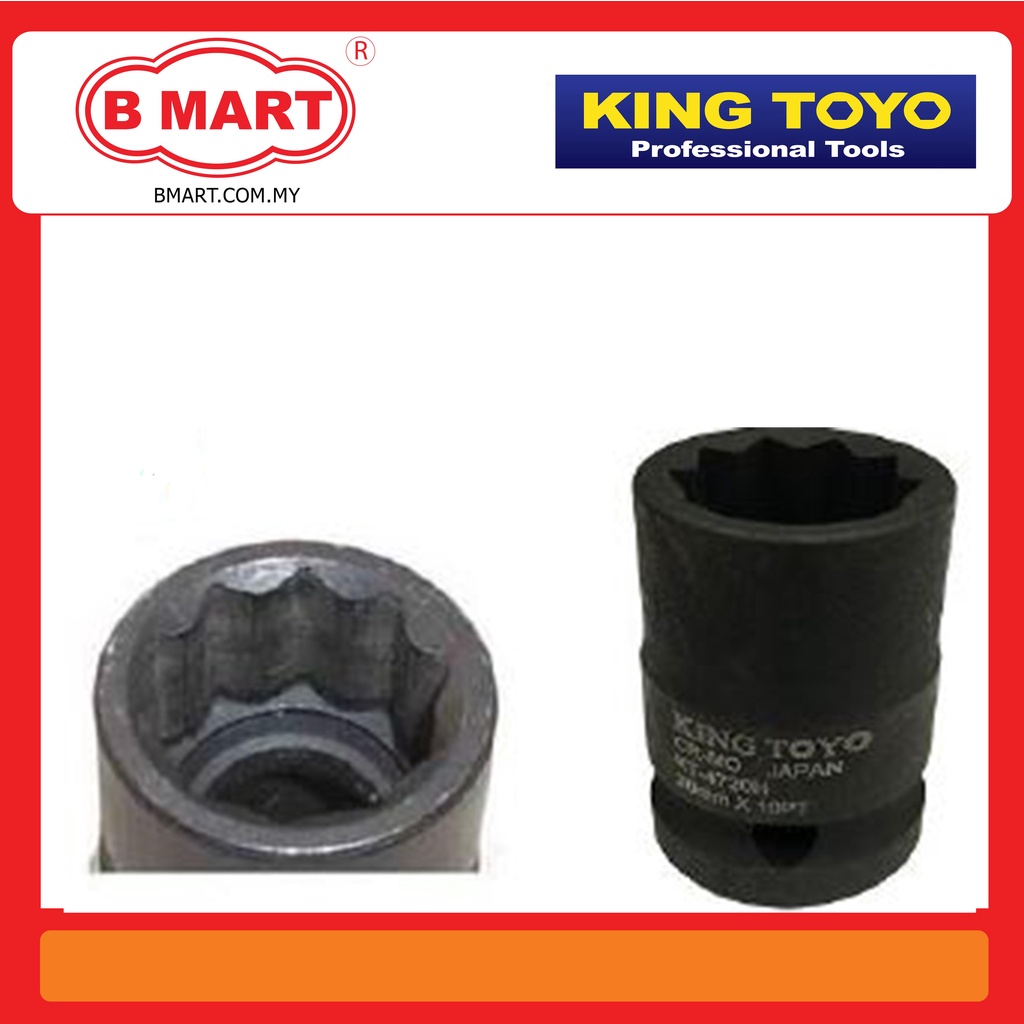KING TOYO KT-4720H 10 POINT IMPACT SOCKET 20MM (10POINT) | Shopee Malaysia