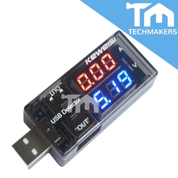 Keweisi (KWS-10VA) USB Digital Voltage / Current Tester