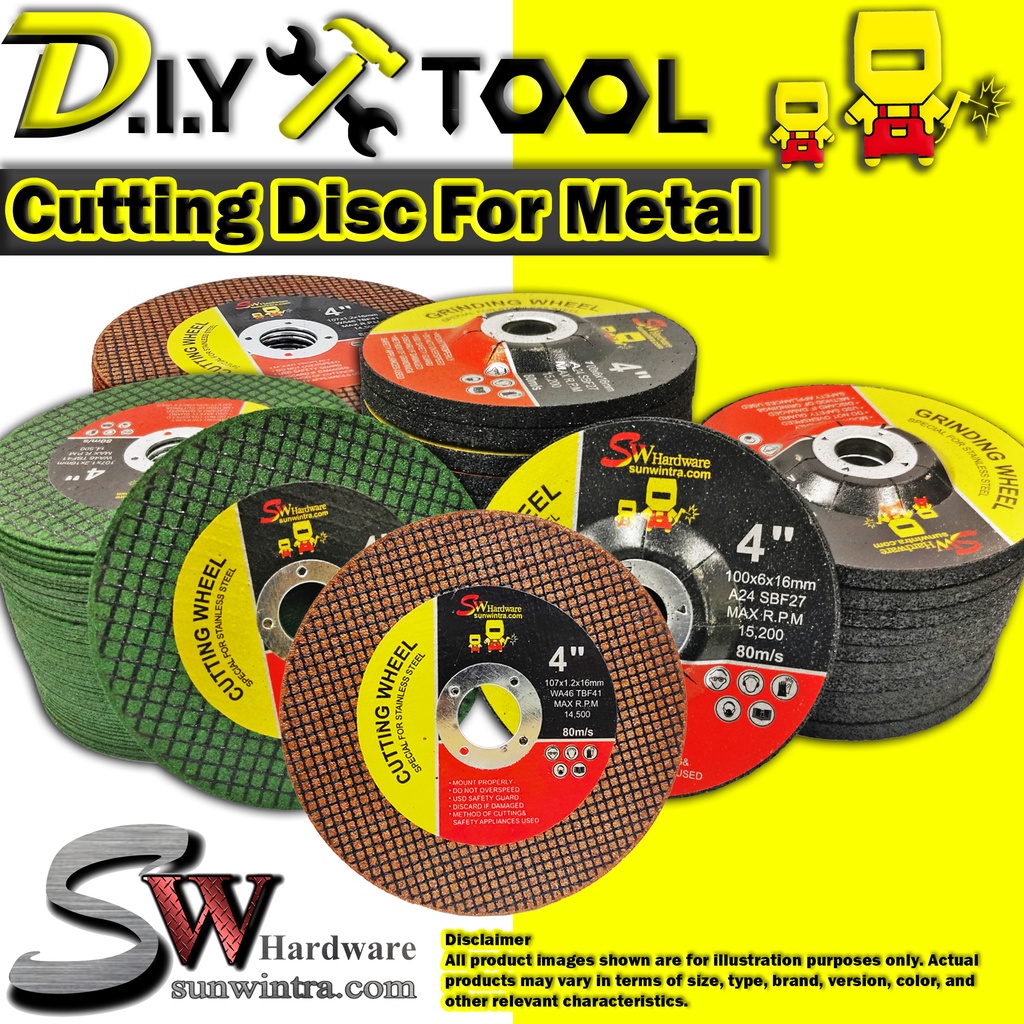 4 inch metal clearance cutting disc