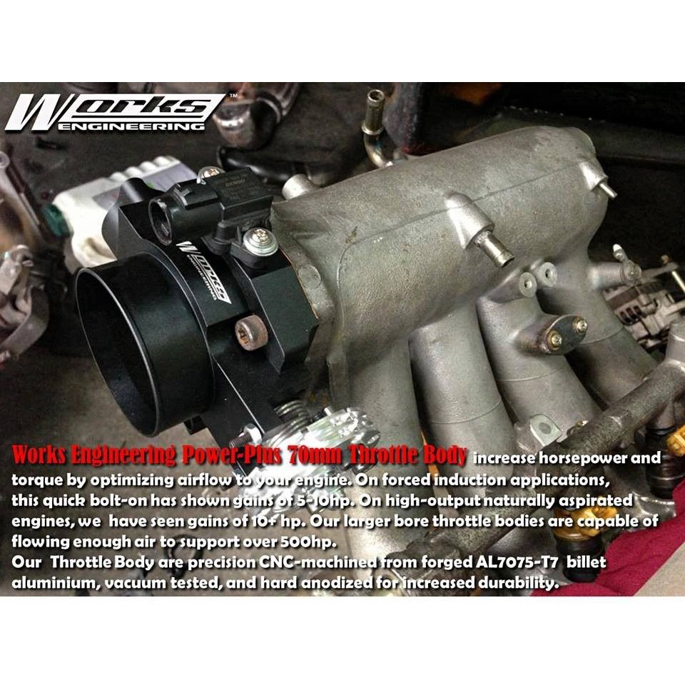 Rick's Performance 74mm B-Series Cast Throttle Body - For Acura B18C B16 VTEC & B18A