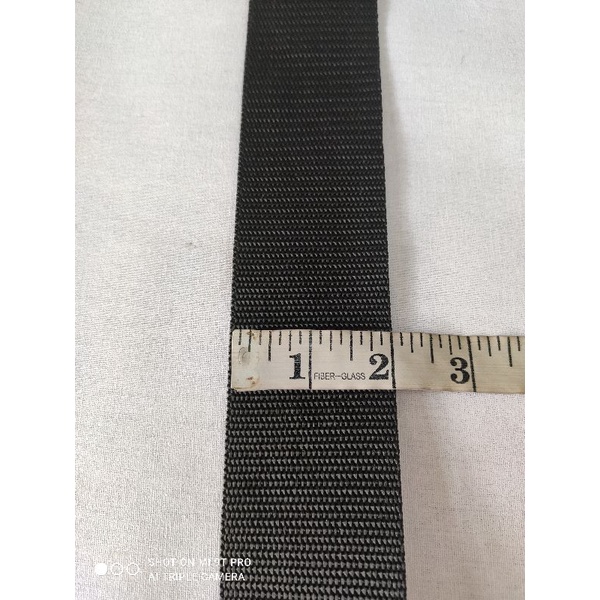 Tali Beg Tebal/PP Webbing Strap Tape/Black PP Strap 20mm,25mm,32mm,38mm ...