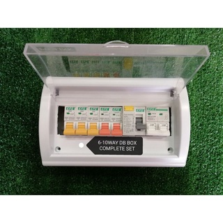 READY STOCK!!KOTAK FIUS AGIHAN/6-10 WAY PVC Db box/ Mcb box full set ...