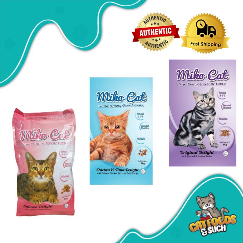 Miko Cat Food Makanan Kucing Chicken & Tuna/ Seafood & Herring