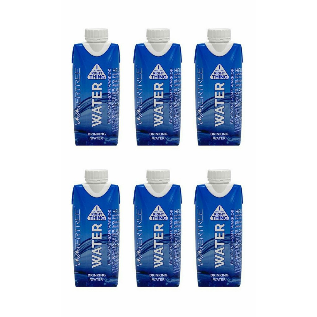 Watertree Planet-Safe Drinking Water 330ML x 6 Packs | Shopee Malaysia