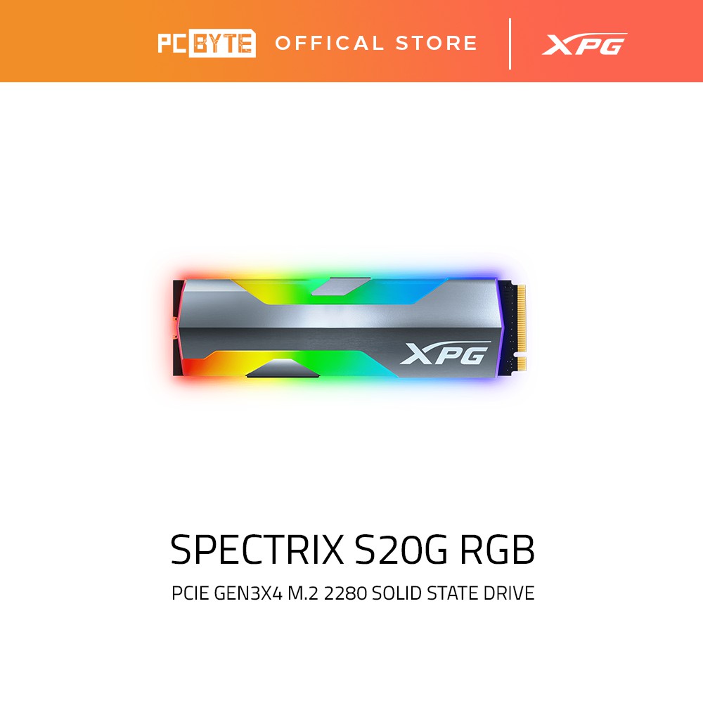 Adata XPG Spectrix S20G PCIe Gen3x4 M.2 2280 RGB Solid State Drive ...