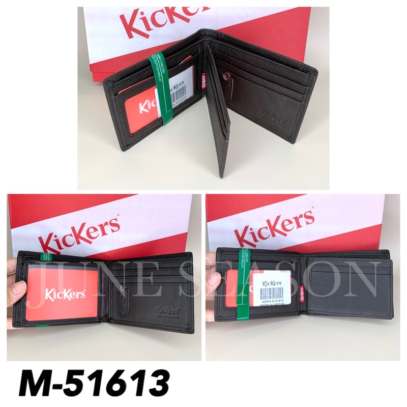 Kickers Short Small Wallet Genuine Leather 100% Original with Eject Sim ...