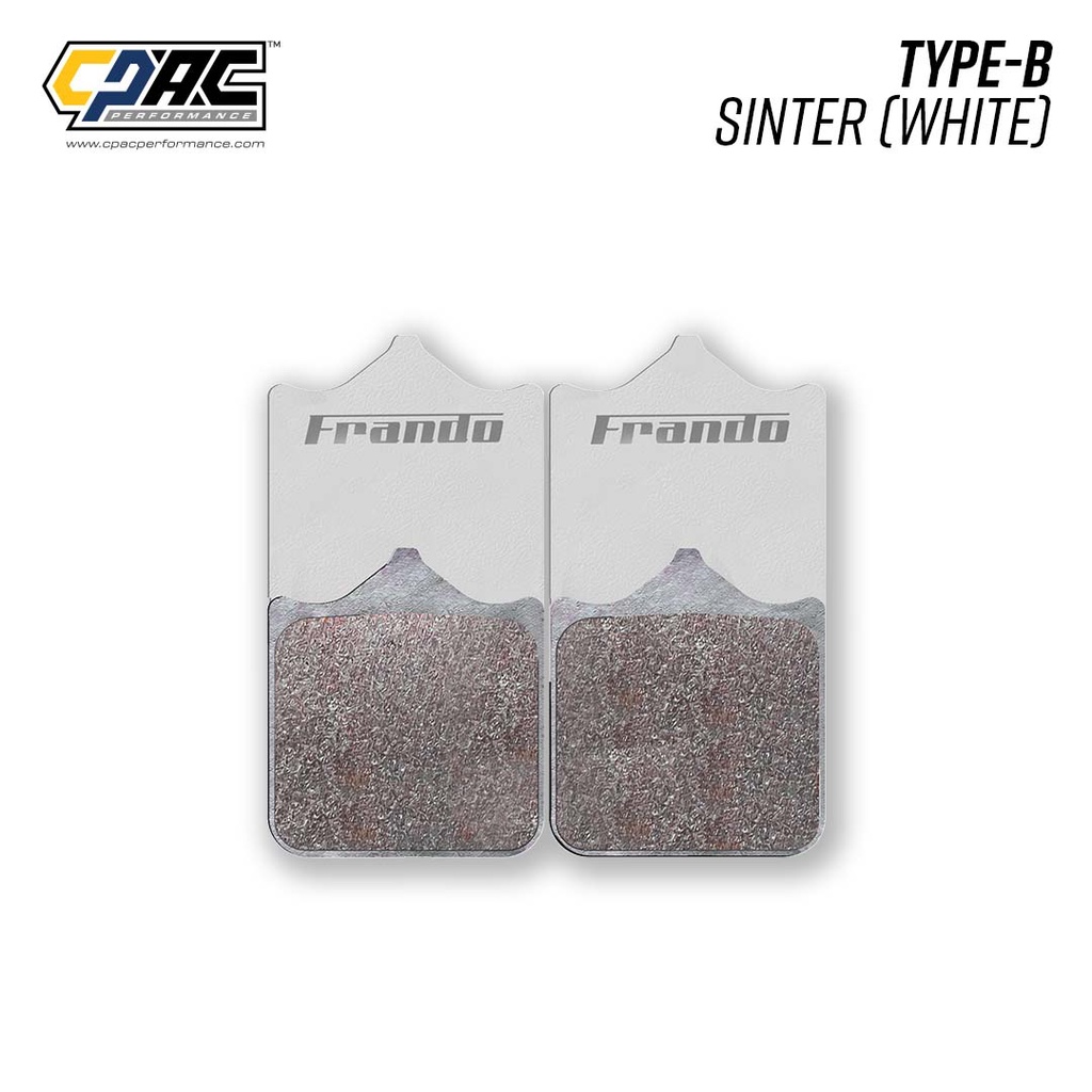 FRANDO Brake Pad TypeB (HF7, BMW S1000R & BMW S1000RR) FRANDO, BREMBO