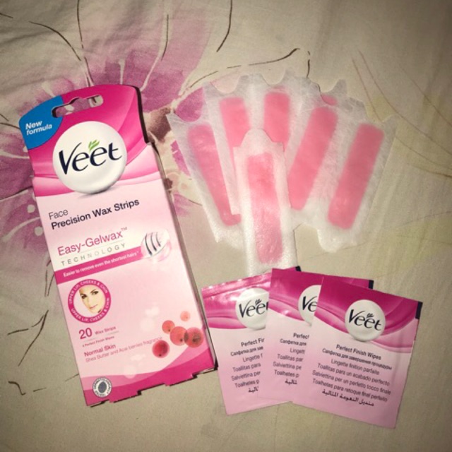 Veet Face Precision Wax Strips Shopee Malaysia