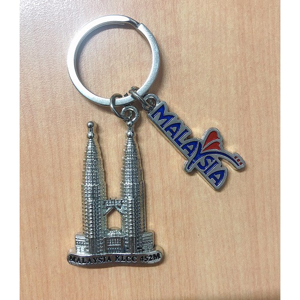 MALAYSIA KLCC Single Keychain Landmark Gift Souvenir **READY STOCK ...