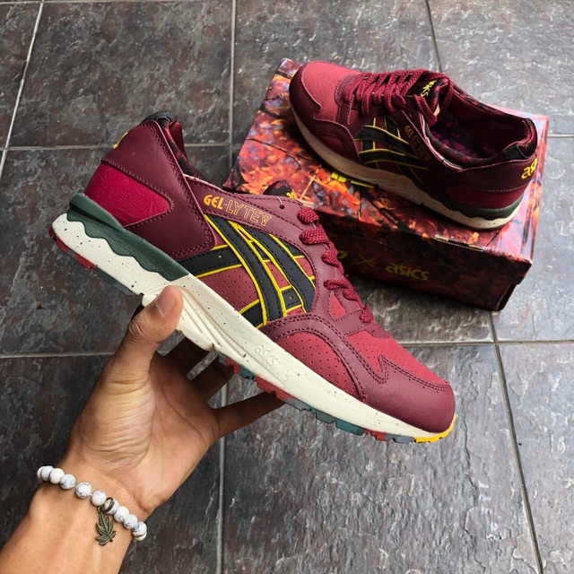 COPYORI ASICS GEL LYTE V RASTA RED Shopee Malaysia