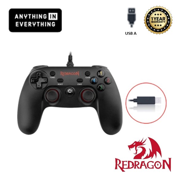 Redragon Harrow G808 Wireless Game Controller - Plug And Play Gamepad ...