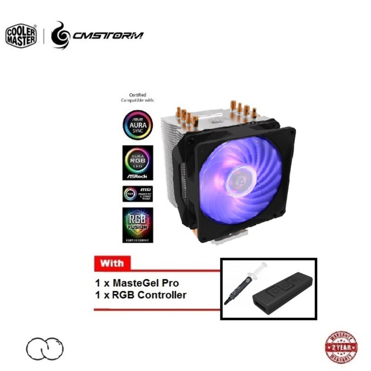 Cooler Master Hyper H410R PWM RGB CPU Cooler Fan / CPU Air Cooling Fan