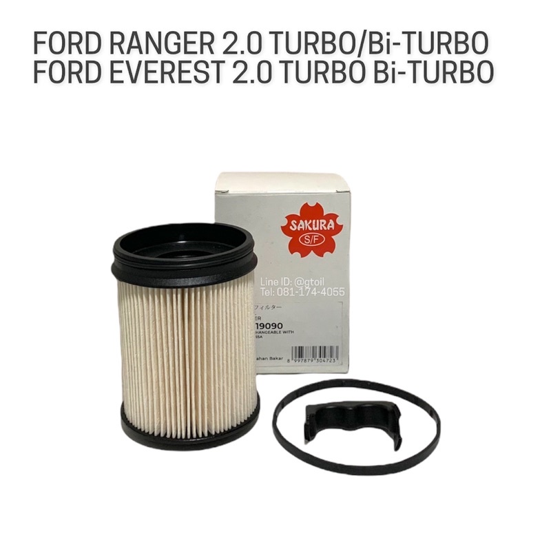 SAKURA Fuel Filter Solar FORD RANGER 2.0 EVEREST 2.0 TURBO Bi-TURBO ...