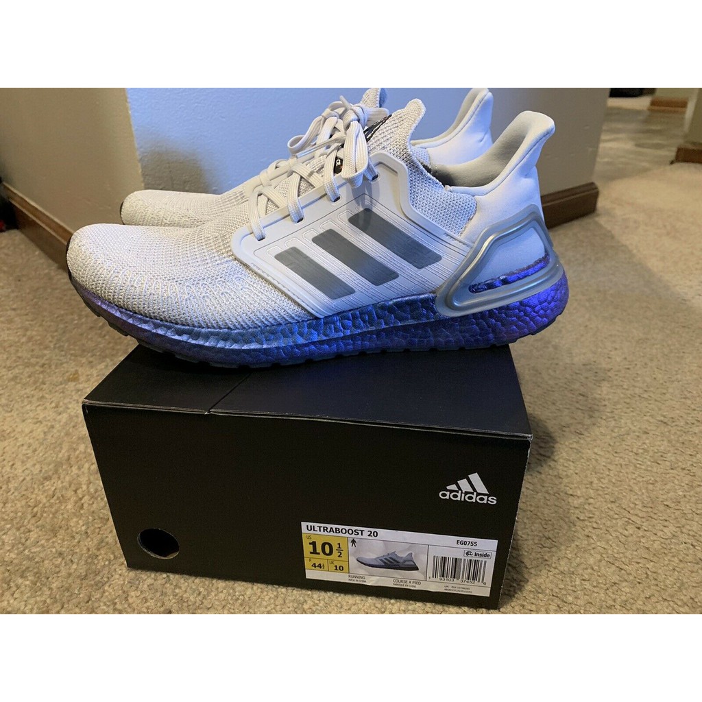 AD Ultraboost 20 ISS National Lab Dash Grey Blue Violet Mens Low