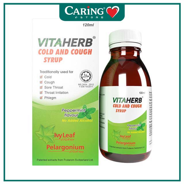 VITAHERB COLD AND COUGH SYRUP 120ML Shopee Malaysia