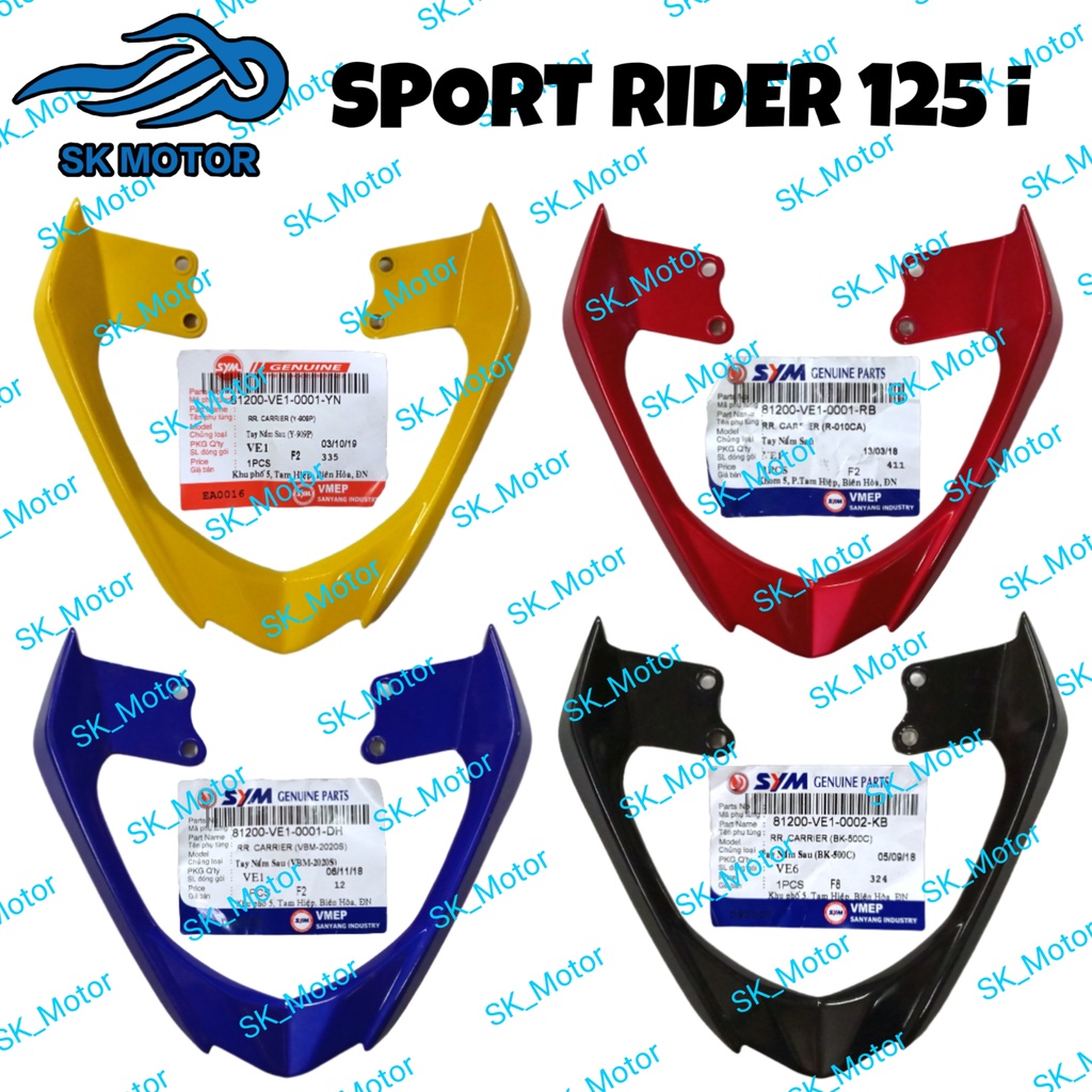 SYM SPORT RIDER 125 i Original Seat Handle Spoiler Carrier Besi L Bar ...