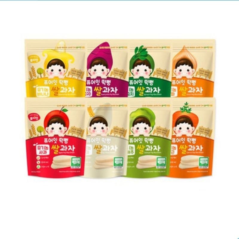 Pure-Eat Organic Baby Pop Rice (30g) | Shopee Malaysia