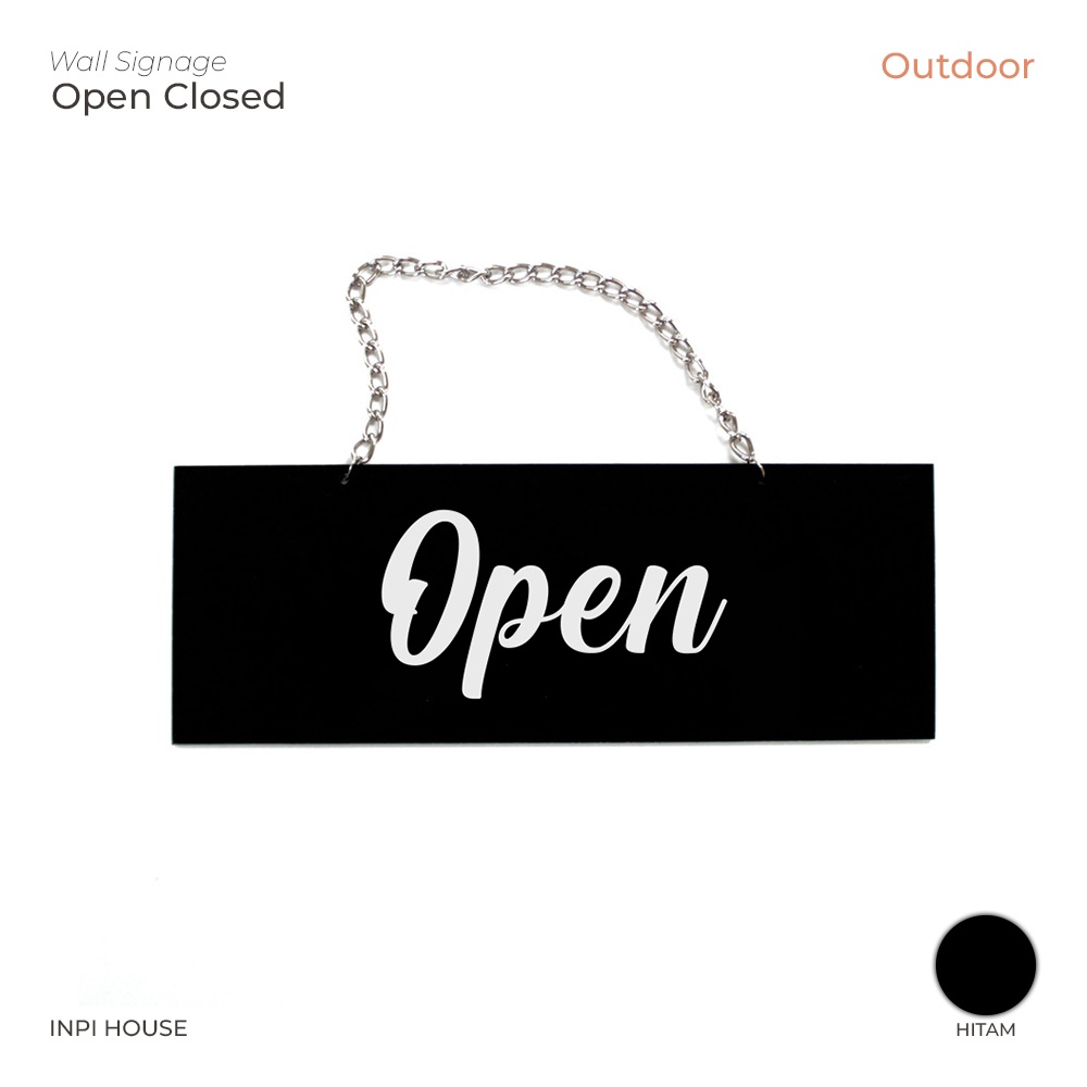 Open closed signage - acrylic board - sign board open closed - acrylic ...