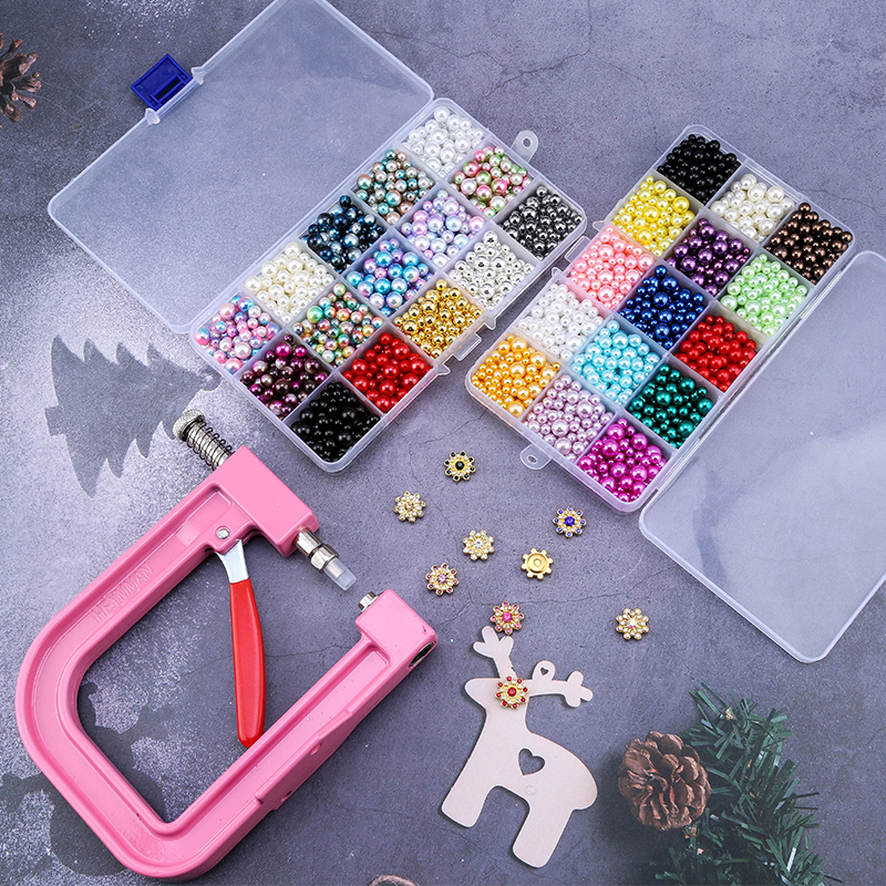 Pearl Setting Machine and Hand Press Pearl Setting Tools Beads Rivet ...
