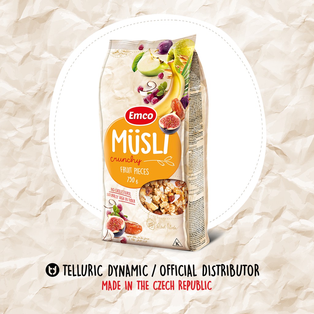 Emco Crunchy Muesli with Tropical Fruits 750gm SKU900108 Shopee Malaysia