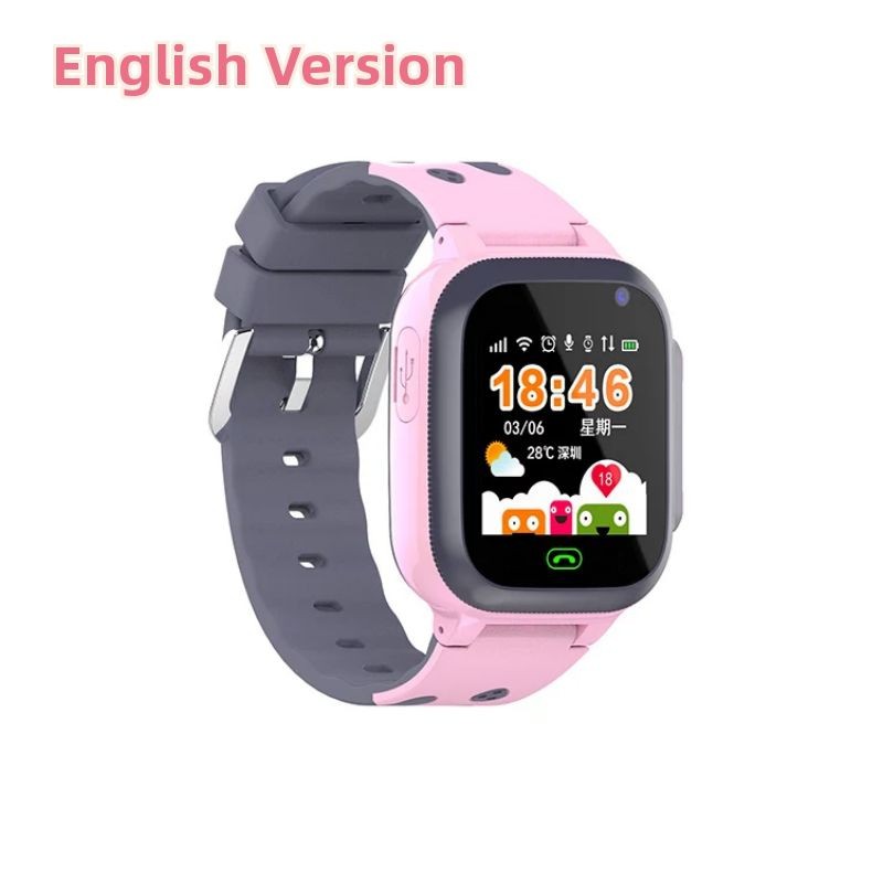 Battiphee Kids SmartWatch S6 GPS Location SIM Card Call SOS AntiLost with Camera