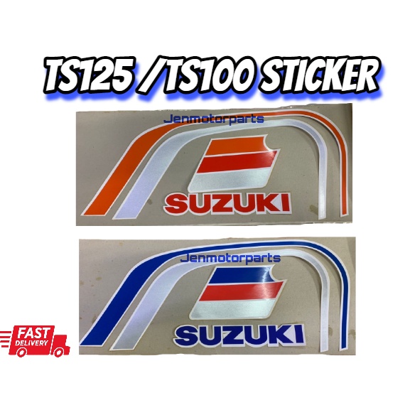 TS125 TS100 STICKER LIMITED STICKER NOSS STICKER TS100 GRAPHIC TS100 ...