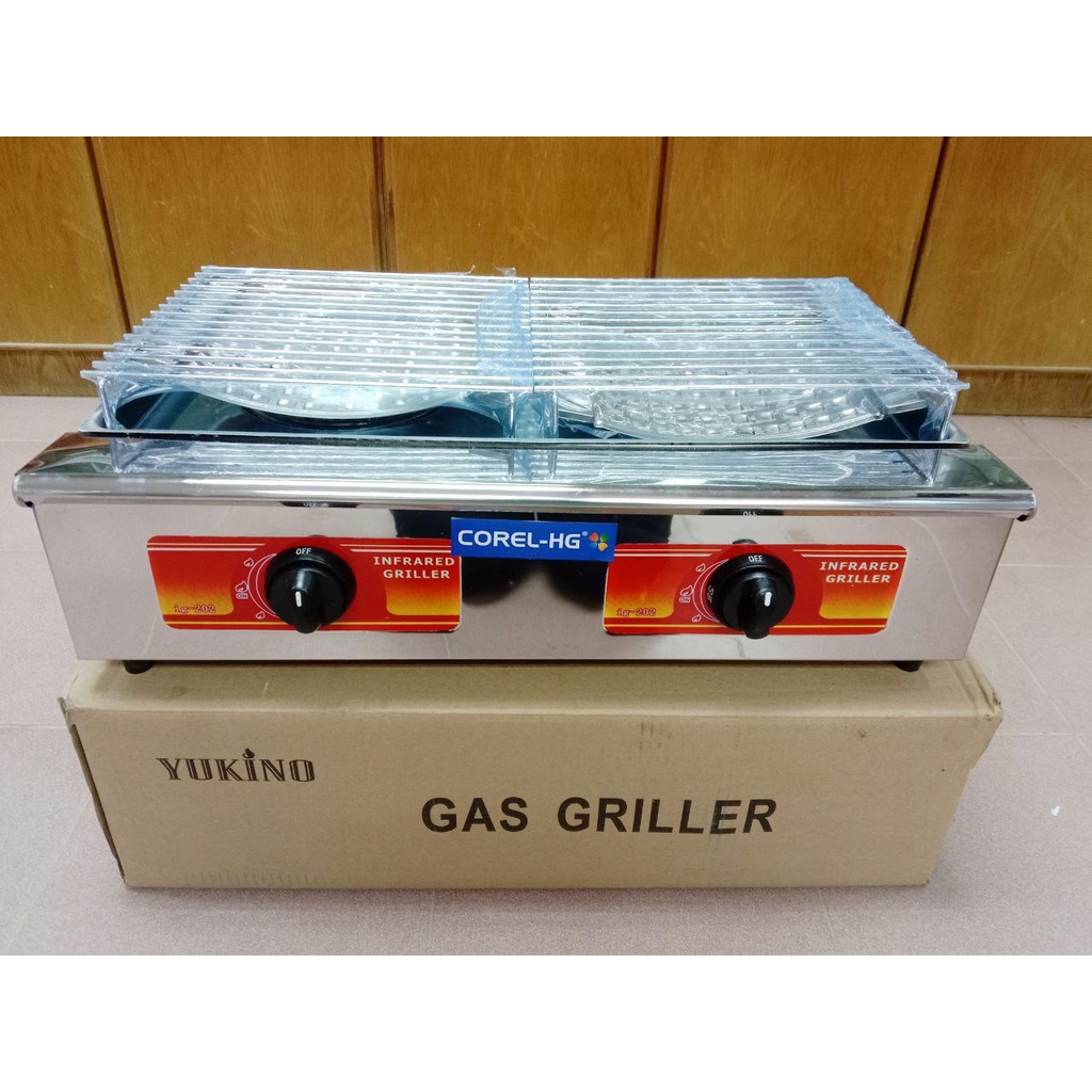 INFRARED GRILL STAINLESS STEEL GAS COOKER (DOUBLE ) Shopee Malaysia