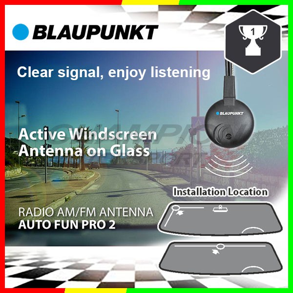 Blaupunkt Autofun FunLine AM/FM In Car Windscreen Aerial Antenna - Foto 7