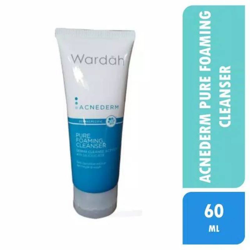 Wardah Acnederm Pure Foaming Cleanser 60ml | Shopee Malaysia