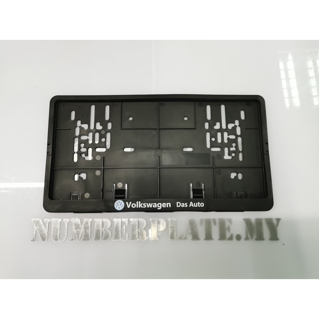 CAR NUMBER PLATE HOLDER SQUARE CASING FRAME BLACK 7"x13" [READY STOCK