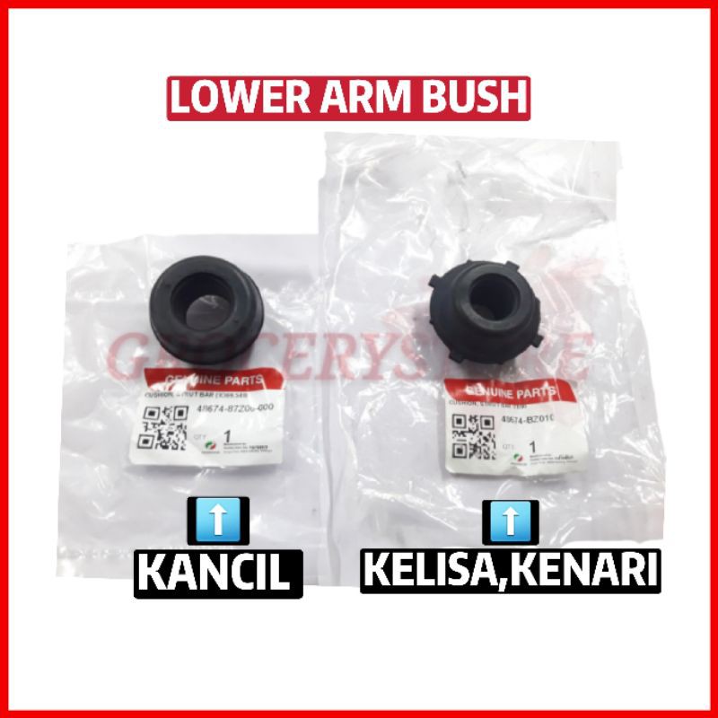 Lower Arm Bush (Original) (1pc) Perodua Kancil Kelisa Kenari Cushion