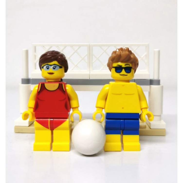 Lego cheap beach minifigures