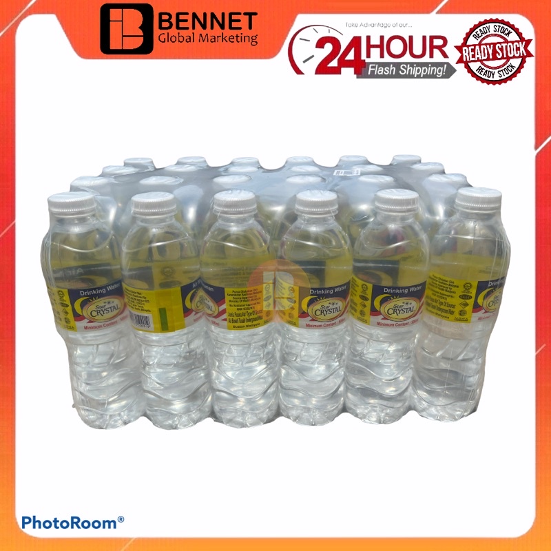 (FREE SHIPPING) STAR CRYSTAL DRINKING WATER 500ML (24 BOTTLES/CARTON x2