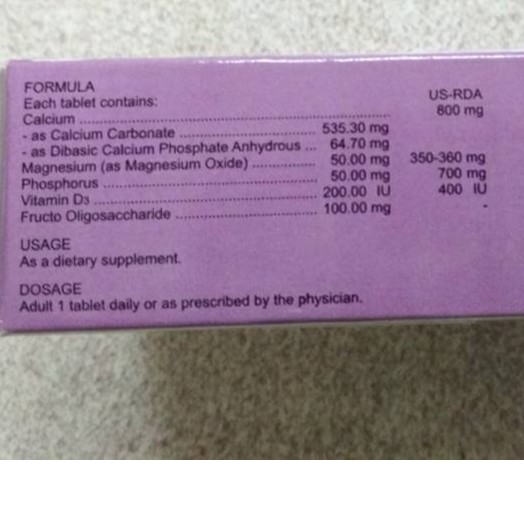 OBICAL TABLETS 30'S (CALCIUM + VITAMIN D3) | Shopee Malaysia